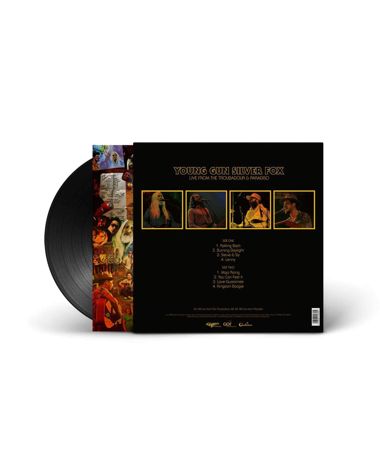 **PRE ORDER**Live from the Troubadour & Paradiso - Black 12 Inch vinyl