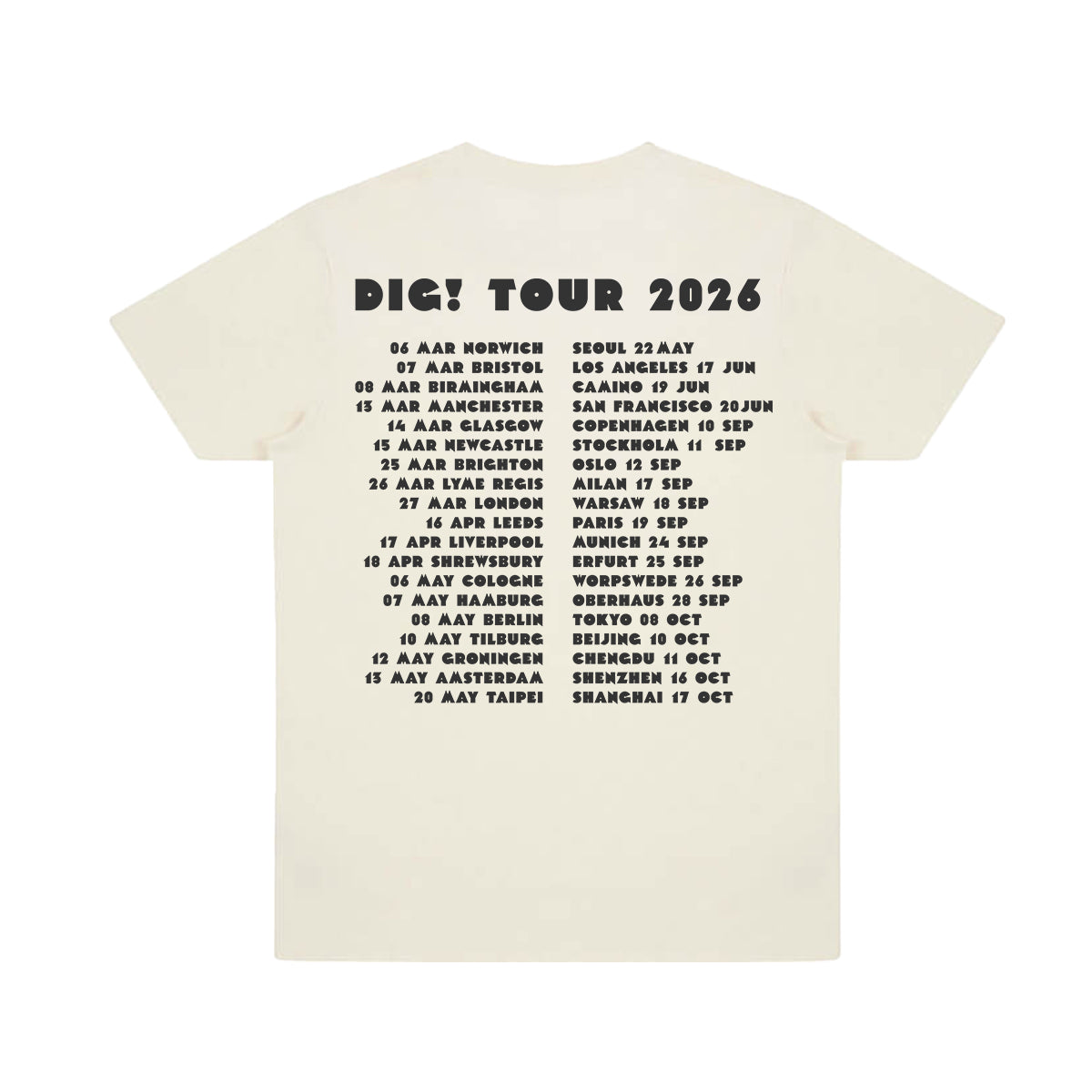 2026 Mamas Gun Tour T-Shirt