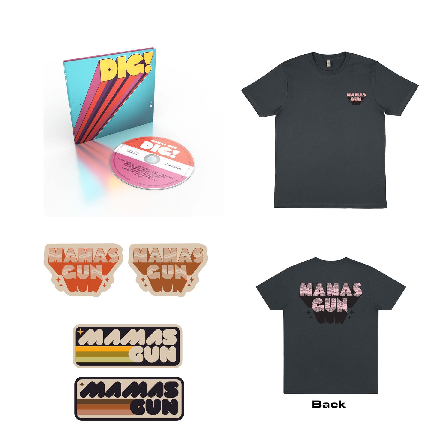 **Pre-Order**  DIG! CD BUNDLE offer - Grey Tee