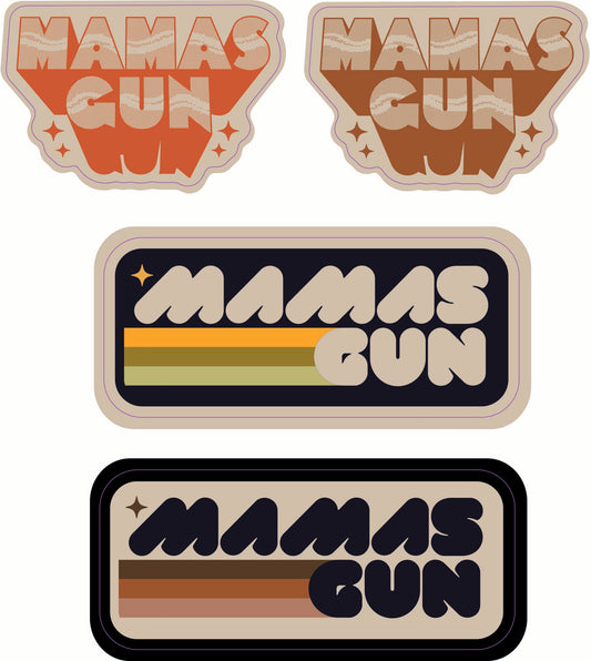 Mamas Gun Sticker Set