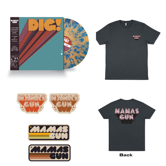 **Pre-Order**  DIG! Splatter Vinyl BUNDLE offer - Grey Tee